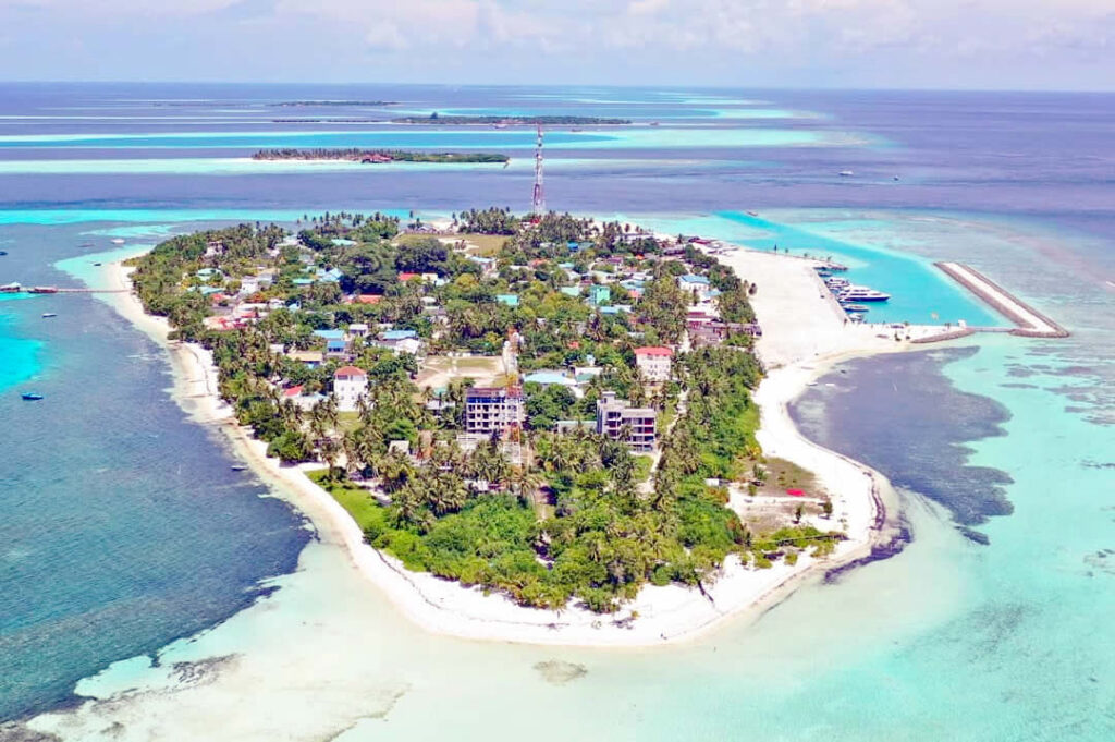 Dhangethi aerial