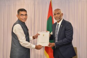 Muizzu with India
